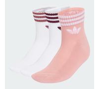 Calzini 3-Stripes (3 paia) White / Wonder Mauve / White 43-45
