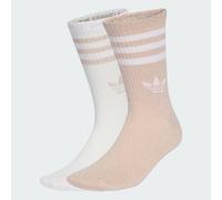Calzini 3-Strisce Glitter Crew 2 Paia Blush Pink / White 43-45