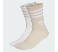 Calzini 3-Strisce Glitter Crew 2 Paia Ice Gold Met. / White 37-39