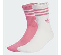 Calzini 3-Strisce Glitter Crew 2 Paia Pink Fusion / White 43-45