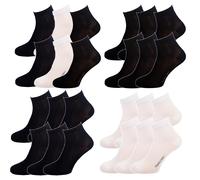 Calzini 6 paia minicalza unisex Uomo donna filo di scozia Nigra 020M Made italy