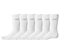 Calzini 6 paia new balance performance basic crew white