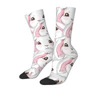 Calzini A Metà Polpaccio Cute Rabbit Socks Calcio Comodo Calze Sportive Elastico Calzini Sportivi Per Anniversario Marito Palestra