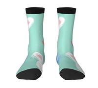 Calzini A Metà Polpaccio Happy Easter Bunny Calze Sportive Comodo Sport Calzettoni Traspirante Calze Ciclismo Per Corsa Palestra Marito