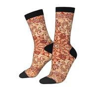 Calzini A Metà Polpaccio Persia Muted Cream Blush Tan Sport Calzettoni Comodo Socks Calcio Elastico Calze Ciclismo Per Corsa Anniversario Marito