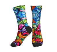 Calzini A Metà Polpaccio Print Drawing Print Calze Ciclismo Traspirante Calzini Sportivi Antiscivolo Sport Calzettoni Per Palestra Corsa Marito 40CM