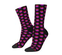 Calzini A Metà Polpaccio Rainbow Pot Sport Calzettoni Traspirante Calze Ciclismo Comodo Socks Calcio Per Corsa Anniversario Ciclismo