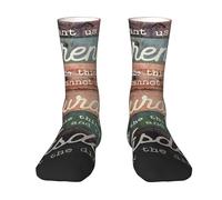 Calzini A Metà Polpaccio Serenity Prayer On Beach Calzini Sportivi Traspirante Calze Sportive Comodo Socks Calcio Per Corsa Marito Anniversario