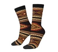 Calzini A Metà Polpaccio Southwestern Native American Aztec Ethnic Navajo Rtro Tribal Socks Calcio Resistente Calze Sportive Antiscivolo Calzini Sportivi Anniversario Perciclismo Corsa