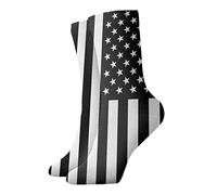 Calzini A Metà Polpaccio The Black American Flag Calze Ciclismo Comodo Socks Calcio Elastico Calzini Sportivi Per Palestra Ciclismo Marito