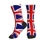 Calzini A Metà Polpaccio Uk Flag Socks Calcio Traspirante Calzini Sportivi Antiscivolo Sport Calzettoni Per Palestra Anniversario Marito 40CM