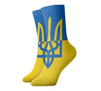 Calzini A Metà Polpaccio Ukrainian Flag Calze Ciclismo Elastico Sport Calzettoni Traspirante Calzini Sportivi Per Corsa Palestra Marito