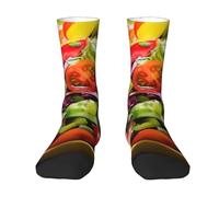 Calzini A Metà Polpaccio Various Salad Calzini Sportivi Antiscivolo Sport Calzettoni Traspirante Socks Calcio Per Anniversario Ciclismo Marito 40CM