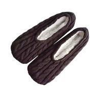 Calzini a pantofola da donna con calzini da donna pelosi con fondo antiscivolo, accoglienti e calde, pantofole al ginocchio scintillanti, A, Taglia unica
