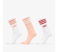 adidas Calzini 3-Stripes Crew Socks 3 Pairs in Bianco S