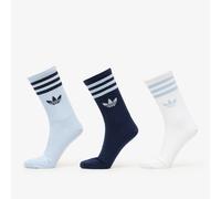 Calzini adida 3-tripe Crew ock 3 Pair Wonder Blue/ Night Indigo/ White S