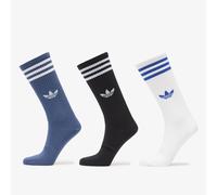 Calzini adida 3-tripe High Crew ock 3 Pair White/ Night Marine/ Black S