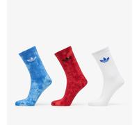 Calzini adida Tie Dye Crew ock 3 Pair Crytal ky/ Lucid Red/ White- Clear Blue S