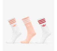 adidas Calzini 3-Stripes Crew Socks 3 Pairs in Bianco XS