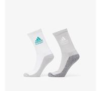 Adidas 2 PAIRS CREW SOCKS men white in taglia:M