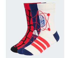 CALZINI ADIDAS MARVEL BAMBINI UOMO-RAGNO Pure Ruby / Dark Blue / Off White 22-24