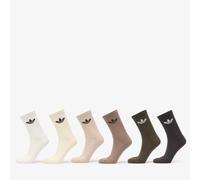 Calzini adidas Trefoil Crew Sock Cushion 6-Pack Cloud White M