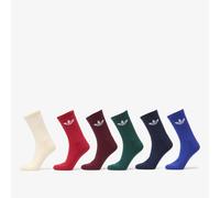 adidas Originals calzini girocaviglia imbottiti con logo Trefoil in confezione da 6 paia color indaco notte/collegiate-Viola 46-48