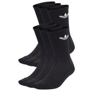 Calzini Adidas Uomo Donna Nero 6 pezzi Originals palestra sportive calze spugna
