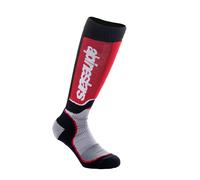 Calzini Alpinestars MX Plus Kids Nero-Rosso-Grigio