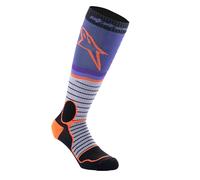 Calzini Alpinestars MX PRO nero-grigio-viola-arancione L
