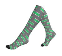 Calzini Alti Sono Dont Like Me, Fuck Off, Problem Solved Calze Contenitive Antiscivolo Sport Calzettoni Elastico Contenitive Donne Calzini Per Recupero Trekking Escursioni 50Cm