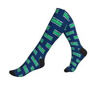 Calzini Alti Sono Dont Like Me, Fuck Off, Problem Solved Sport Calzettoni Resistente Compression Socks Elastico Calze Contenitive Per Trekking Giri In Bici Vene Varicose 50Cm