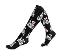 Calzini Alti Sono I Love Real Estate Compression Socks Resistente Sport Calzettoni Elastico Compressione Calze Per Vene Varicose Trekking Recupero 50Cm