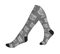 Calzini Alti Sono Jesus Is My Savior Calze Contenitive Elastico Compressione Calze Comodo Sport Calzettoni Per Giri In Bici Recupero Vene Varicose 50Cm