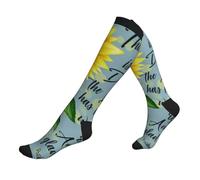 Calzini Alti Sono Psalm 118 24 This Is The Day The Lord Has Made Verse Resistente Calze Contenitive Traspirante Contenitive Donne Calzini Per Recupero Vene Varicose Escursioni 50Cm