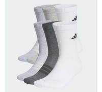 CALZINI AMMORTIZZATI CREW CONFEZIONE DA 6 PAIA White / Light Grey Heather / Medium Grey Heather / Dark Grey Heather 40-42