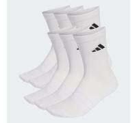 CALZINI AMMORTIZZATI CREW CONFEZIONE DA 6 PAIA White / White / Black 43-45