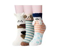 Calzini Animali Pantofole Termiche Invernali Donna Bambina Mamma Divertenti, Idee Regalo Calze Termici Fantasia Simpatici Colorate Caldi Lunghe, Regali Originale Utile Natale Compleanno per Lei