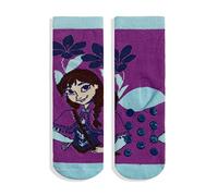 Calzini antiscivolo bambina Disney Frozen Elsa e Anna in cotone bimba lurex 5686
