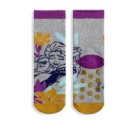 Calzini antiscivolo bambina Disney Frozen Elsa e Anna in cotone bimba lurex 5686