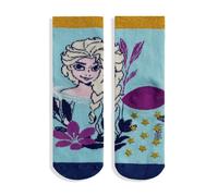 Calzini antiscivolo bambina Disney Frozen Elsa e Anna in cotone bimba lurex 5686