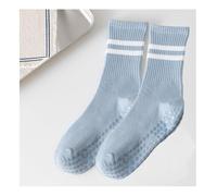 Calzini antiscivolo da donna, caratterizzati da un design a coste ad alta elasticità, comodi e delicati sulla pelle, adatti per danza classica e yoga.(blue,38 * 8 * 0.8cm)