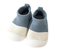 Calzini antiscivolo per bambini - neonati, scarpe da ginnastica, scarpe per l'asilo, scarpe da corsa per bambini, scarpe da gattonare, traspiranti, per ragazze, per gattonare, scarpe da trekking, Blu