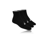 Calzini asics quarter pack 3 paia nero unisex