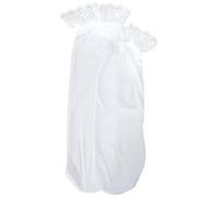 LEG AVENUE - CALZINI IN PIZZO BIANCO CON VOLANT