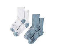 Calzini Brooks Ghost Lite Crew 2-Pack Bianco Blu, Taglia L