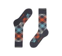 Burlington Newcastle M So lana fantasia 1 paio, Calzini Uomo, Blu Dark Blue Melange 6688, 40-46