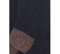 calzini caldi GALLO calze lunghe uomo lana bouclé tinta unita nero blu grigio