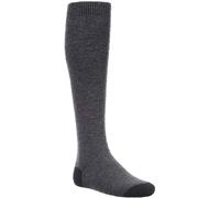 calzini caldi GALLO calze lunghe uomo lana bouclé tinta unita nero blu grigio