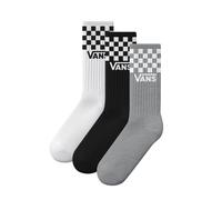 Calze Vans Classic Check Crew grigio nero bianco (3 paia) - S